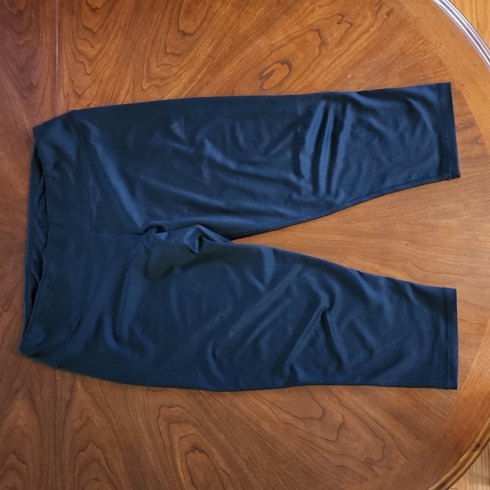 ADIDAS black climalite 3/4 leggings